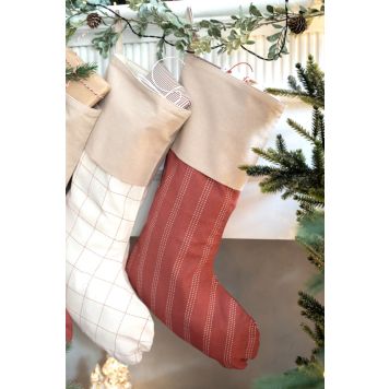 Det Gamle Apotek julesok rød 50 cm
