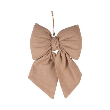 Det Gamle Apotek julesløjfe beige 20x15 cm