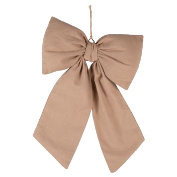 Det Gamle Apotek julesløjfe beige 30x20 cm