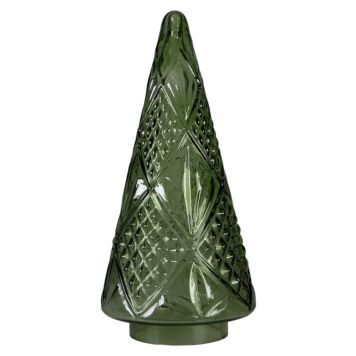 Det Gamle Apotek juletræ glas H29,5 grøn