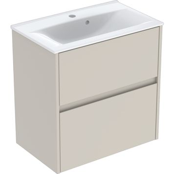 Ifö badmøbelsæt Sense Modern sand 2 skuffer 61 cm