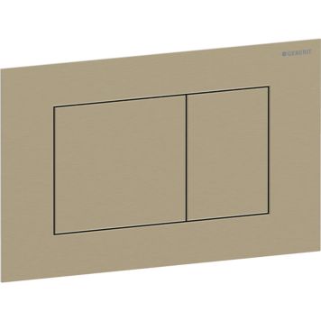 Geberit betjeningsplade Sigma40 square messing
