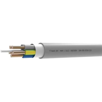 Fixpro installationskabel 5G2,5 mm² 50 m grå