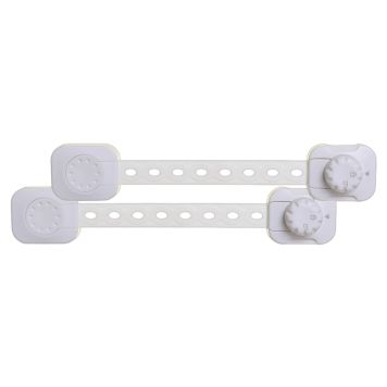 Dreambaby Twist n' lock lås hvid 2 stk
