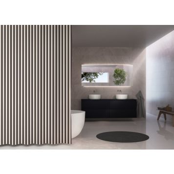 Debel badeforhæng Bali 180x200 cm antracit