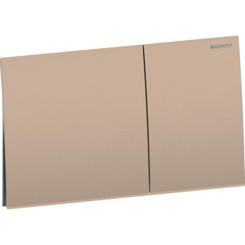 Geberit betjeningsplade Sigma 70 square rød guld
