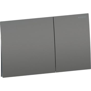 Geberit betjeningsplade Sigma 70 square sort krom