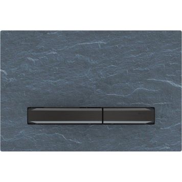 Geberit betjeningsplade rund Sigma 50 mustang skifer sort