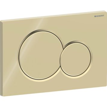 Geberit betjeningsplade Sigma 01 rund messing