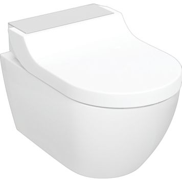 Geberit douchetoilet AquaClean Tuma hvid børstet stål