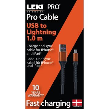 Leki bycph kabel USB lightning Pro 1m