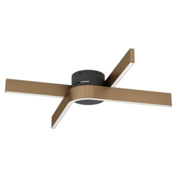 Eglo loftlampe Folcino-Z sort/bronze LED L64 cm