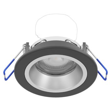 Eglo indbygningsspot Yebra-ZM sort LED Ø8,7 cm