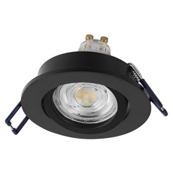 Osram indbygningsspot Smart Mat Spot GU10 sort Ø8,5 cm