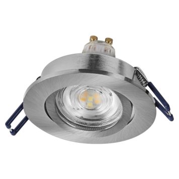 Osram indbygningsspot Smart Mat Spot GU10 nikkel Ø8,5 cm