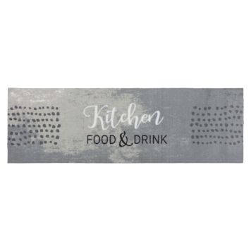 Dørmåtte Miabella grå kitchen 150x50 cm