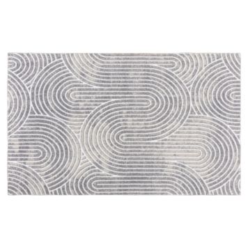 Dørmåtte Miabella grå linje 150x50 cm