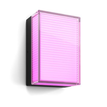 Philips Hue undendørs væglampe Semeru LED H18 cm sort