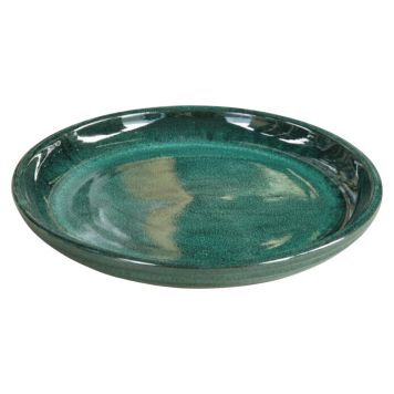 Scan-Pot glaseret underfad Ø21/H3 cm grøn