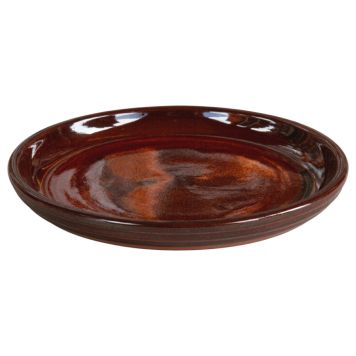 Scan-Pot underfad Ø26/H3,7 cm brun