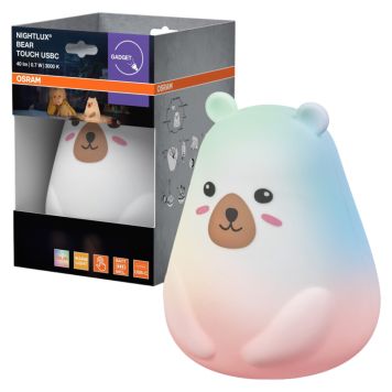 Osram natlampe Nightlx Bjørn USB 0,7 W