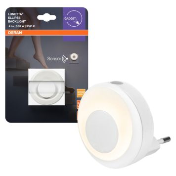 Osram vågelampe Lunetta BL Ellip sensor 0,3 W hvid
