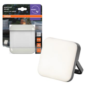 Osram bordlampe solcelle Nightlux USB grå