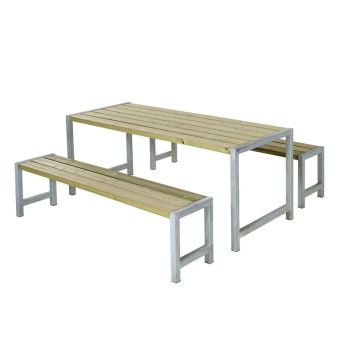 Plus plankemøbelsæt trykimprægneret