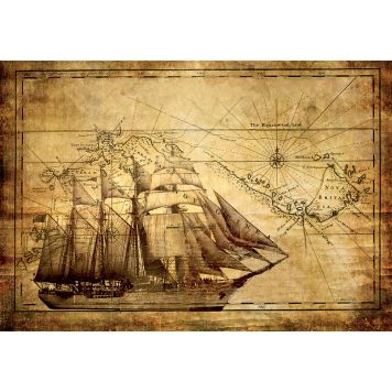 LaFinesse canvas Old Ship 80x120 cm