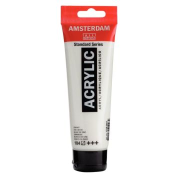 Amsterdam akrylmaling 120 ml zinc white 104