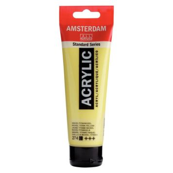 Amsterdam akrylmaling 120 ml nickel titanium yellow 274