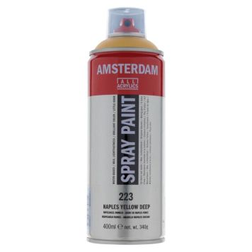 Amsterdam akrylspray 400 ml naples yellow deep 223