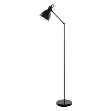 Gulvlampe Priddy sort LED E27 - Eglo