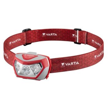 Varta pandelampe outdoor H20 sports rød