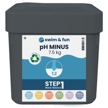 Swim & Fun vandplejemiddel pH Minus 7,5 kg
