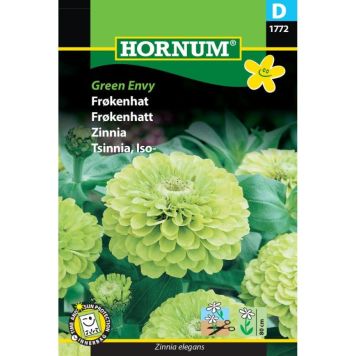 Hornum blomsterfrø Frøkenhat Green Envy