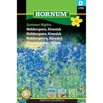 Hornum blomsterfrø Ridderspore, Kinesisk