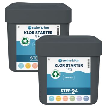 Swim & Fun Klor Starter granulat 2x5 kg