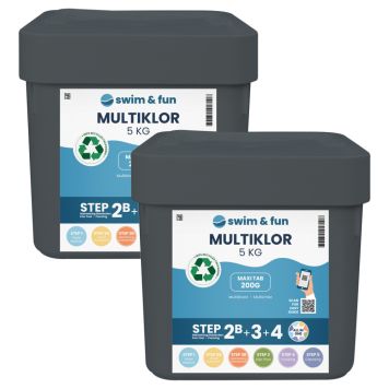 Swim & Fun Multiklor tabletter 2x5 kg