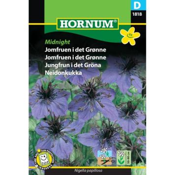 Hornum blomsterfrø Jomfruen i det Grønne