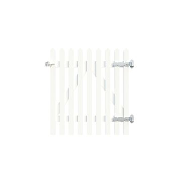 Palmako stakitlåge Luise hvid 90x100 cm