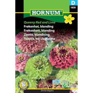 Hornum blomsterfrø Frøkenhat, blanding Queeny