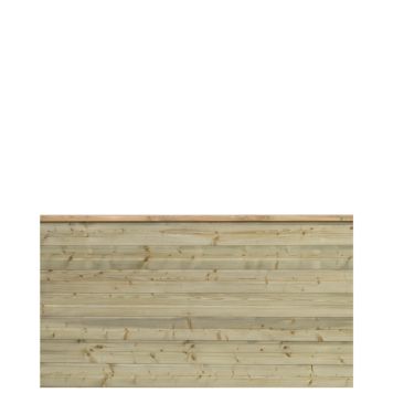 Plus profilhegn Plank 174x91 cm inkl. topafslutning