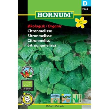 Hornum krydderurtefrø citronmelisse økologisk