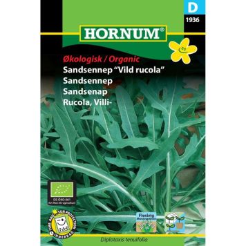 Hornum grøntsagsfrø sandsennep Vild rucola økologisk