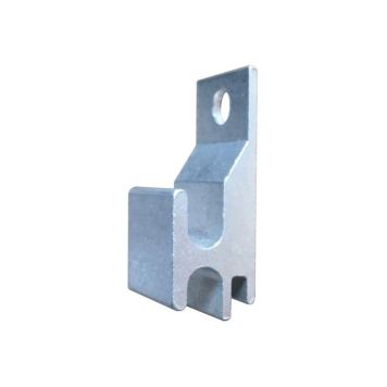 Holse & Wibroe montageclips til facade m/skruer alu rustfri 100 stk