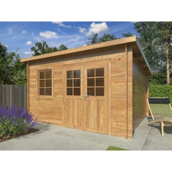 Palmako skur Alice brun trykimprægneret 11 m²