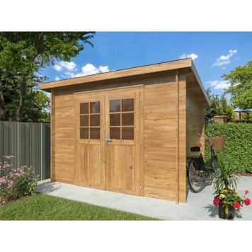 Palmako skur Alice brun trykimprægneret 6,1 m²