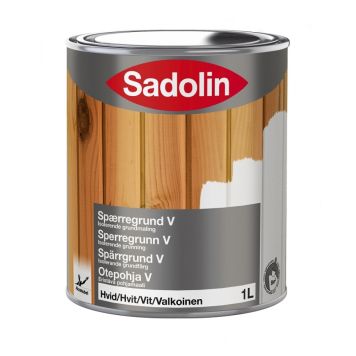 Sadolin spærregrund V hvid 1 L