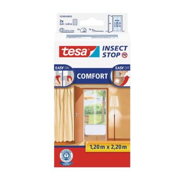 Tesa insektnet til døre Insect Stop Comfort hvid 220x120 cm